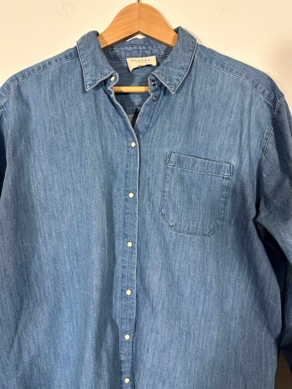 Sezane Chambray Shirt Size 40 - Picture 5 of 11